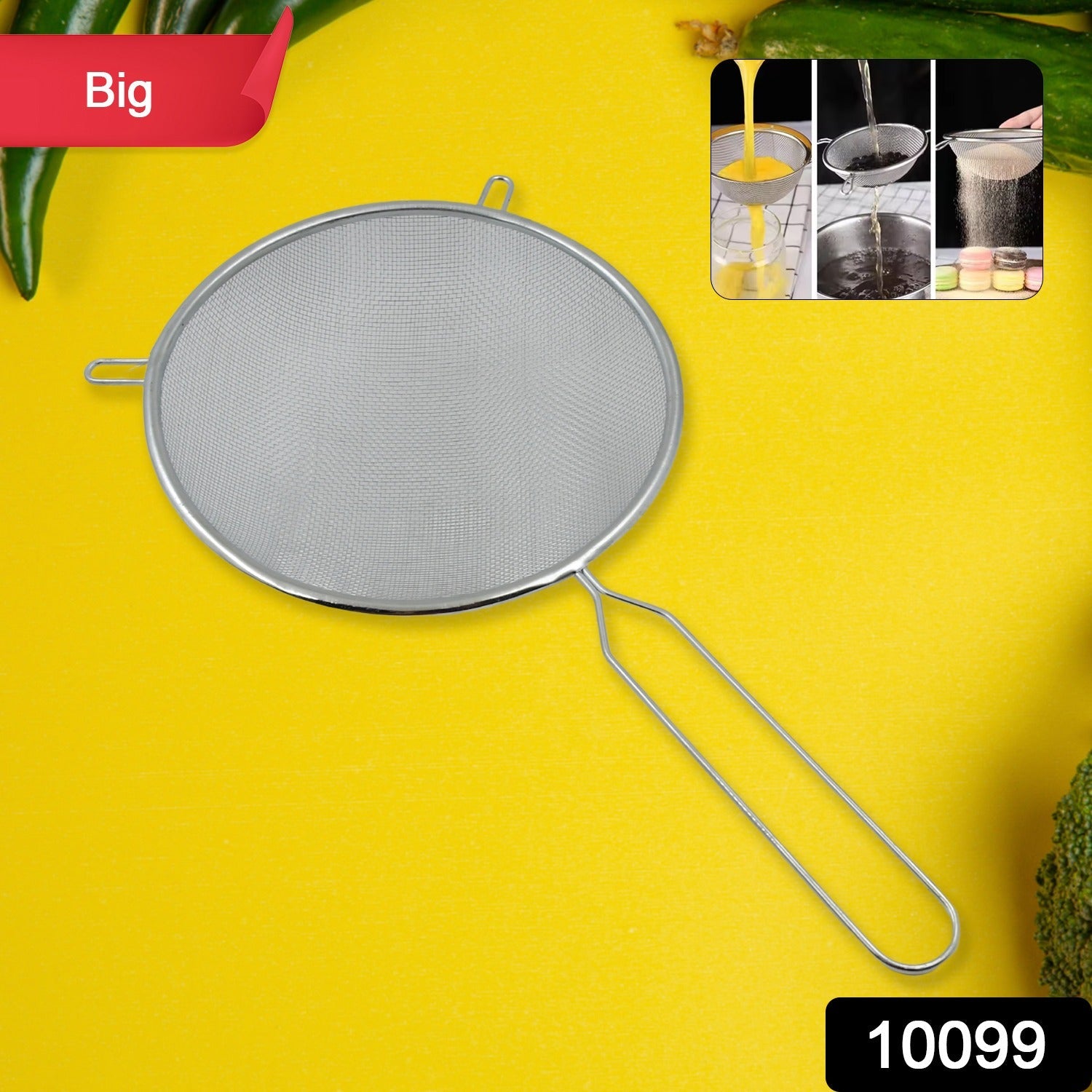 Big Mesh Strainer With Handle Big Mesh Strainer With Handle